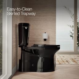 Betello Two-piece elongated toilet with skirted trapway, 1.28 gpf - image 4