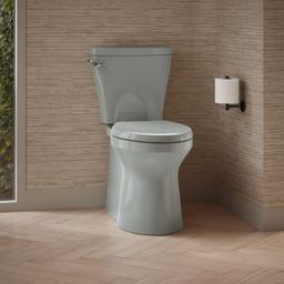Betello ContinuousClean XT two-piece elongated toilet with skirted trapway, 1.28 gpf - image 2