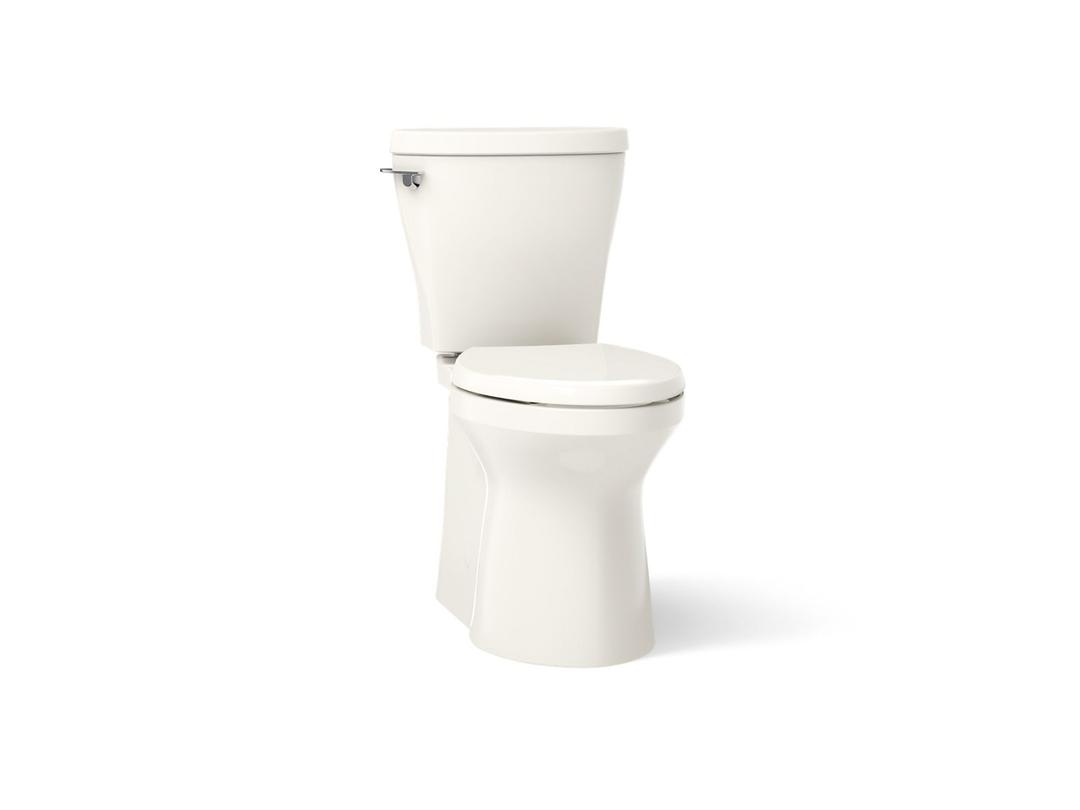 Betello ContinuousClean XT two-piece elongated toilet with skirted trapway, 1.28 gpf by Kohler