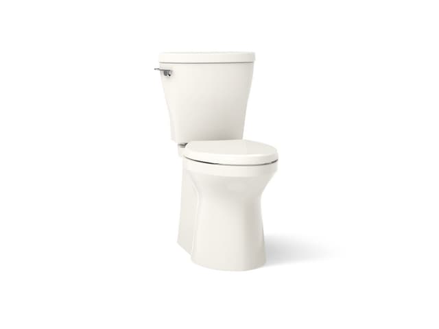 Kohler Betello ContinuousClean XT two-piece elongated toilet with skirted trapway, 1.28 gpf - Biscuit