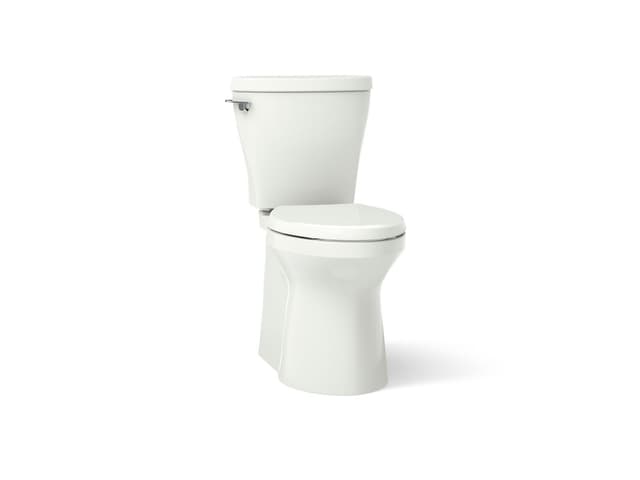 Kohler Betello ContinuousClean XT two-piece elongated toilet with skirted trapway, 1.28 gpf - Dune