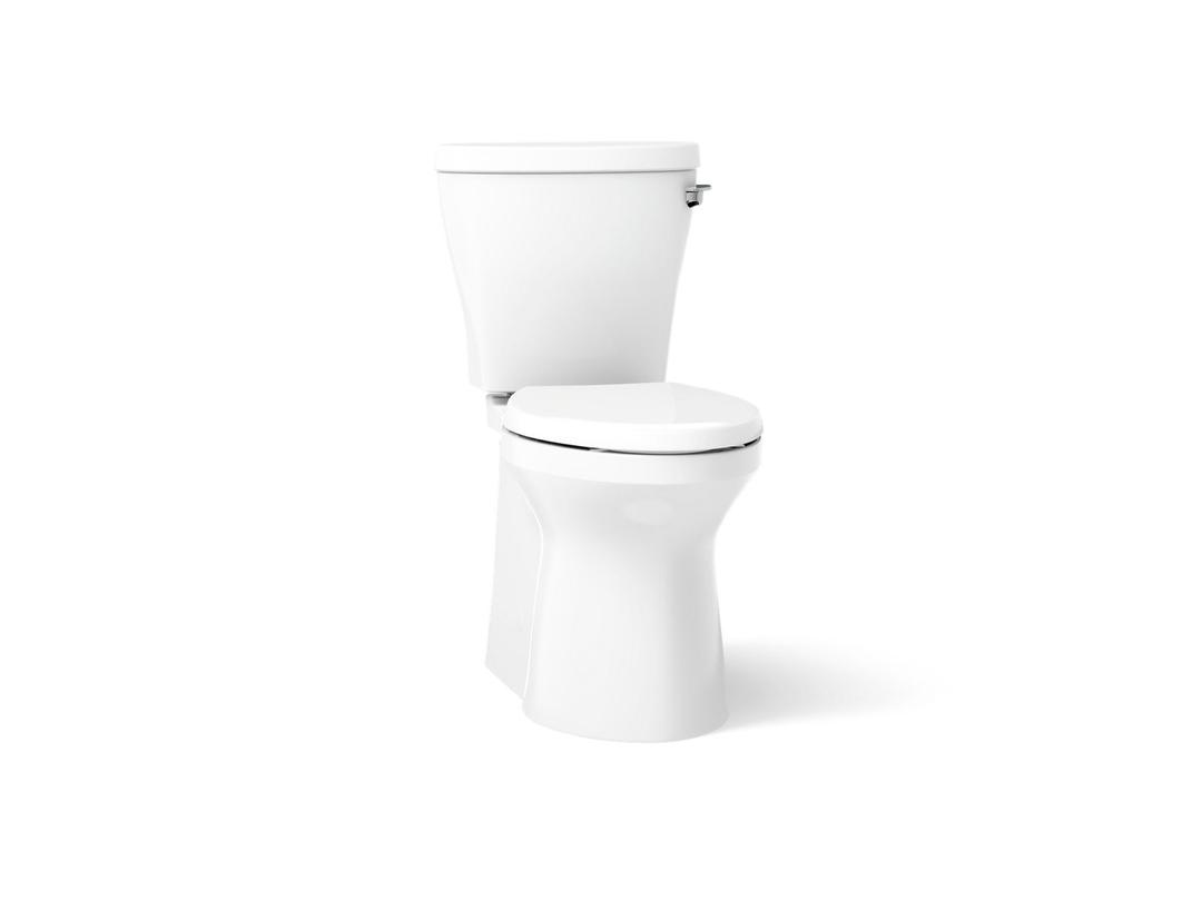 Betello Two-piece elongated toilet with skirted trapway, 1.28 gpf by Kohler