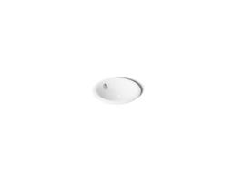 Kohler Iron Plains 12'' round drop-in/undermount/vessel bathroom sink - White - image 1