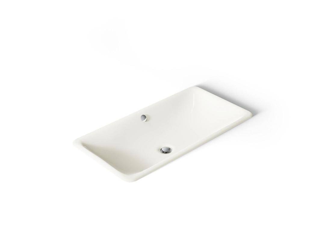 Kohler Iron Plains 30'' rectangular drop-in/undermount bathroom sink - Biscuit by Kohler