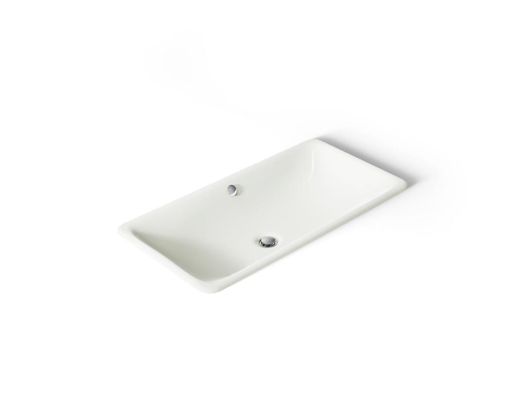 Kohler Iron Plains 30'' rectangular drop-in/undermount bathroom sink - Dune by Kohler
