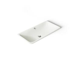 Kohler Iron Plains 30'' rectangular drop-in/undermount bathroom sink - Dune - image 1