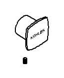 Kohler Genuine Parts KNOB ASSY - Polished Chrome by Kohler Genuine Parts