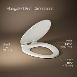 Ridgewood Quiet-CloseE elongated toilet seat - image 3