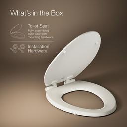 Ridgewood Quiet-CloseE elongated toilet seat - image 6
