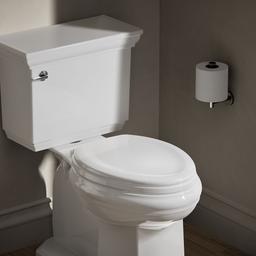 Kohler Stonewood Quiet-CloseE elongated toilet seat - White - image 2