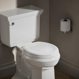 Kohler Stonewood Quiet-CloseE round-front toilet seat - White - image 2