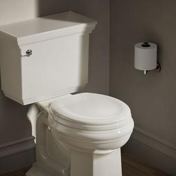 Kohler Stonewood Quiet-CloseE round-front toilet seat - Biscuit - image 2