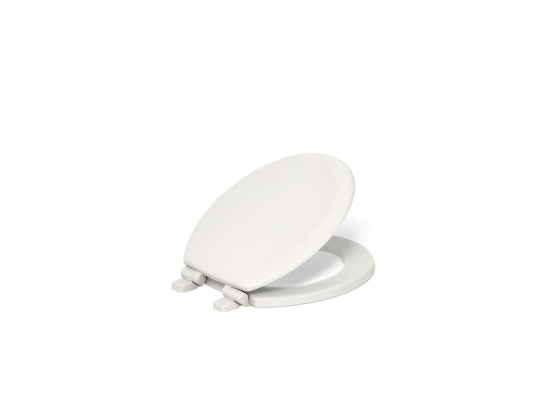 Kohler Stonewood Quiet-CloseE round-front toilet seat - Biscuit by Kohler