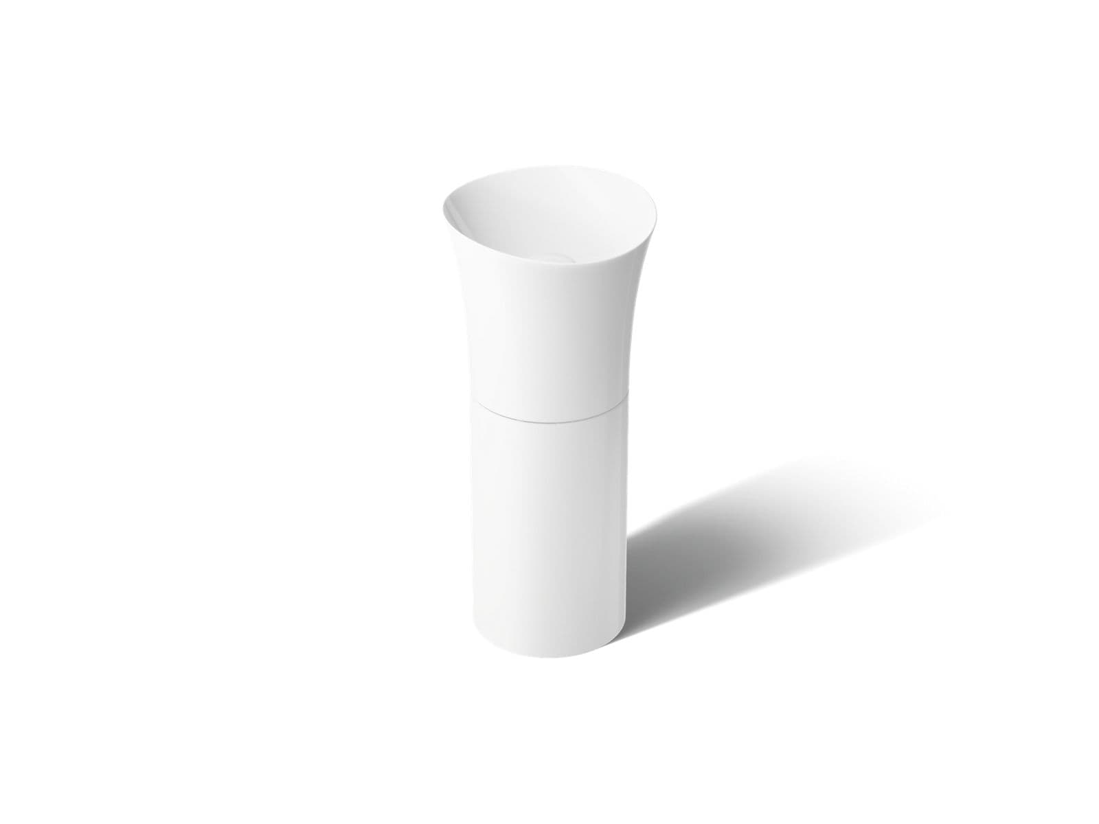 Kohler Veil™ 16" pedestal bathroom sink, no overflow by Kohler