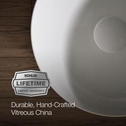 VeilE 16'' pedestal bathroom sink, no overflow - image 10