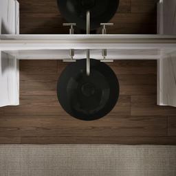 VeilE 16'' pedestal bathroom sink, no overflow - image 9