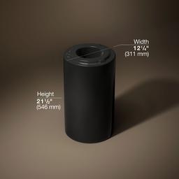 VeilE 12-1/4'' pedestal bathroom sink - image 3