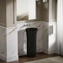VeilE 12-1/4'' pedestal bathroom sink - image 4