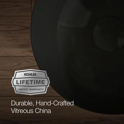 VeilE 16'' round vessel bathroom sink or pedestal sink basin - image 10