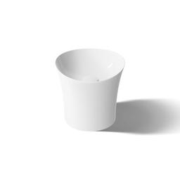 VeilE 16'' round vessel bathroom sink or pedestal sink basin, no overflow - image 12