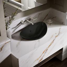 Kohler VeilE 21'' oval vessel bathroom sink - Black - image 2