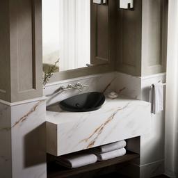 Kohler VeilE 21'' oval vessel bathroom sink - Black - image 4