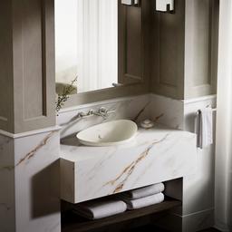 Kohler VeilE 21'' oval vessel bathroom sink - Biscuit - image 4