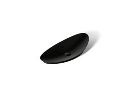 Kohler VeilE 38-1/2'' oval vessel bathroom sink - Black - image 1