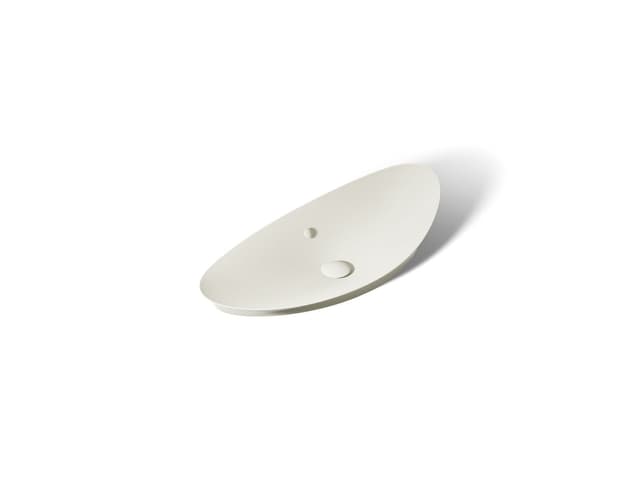 Kohler VeilE 38-1/2'' oval vessel bathroom sink - Biscuit