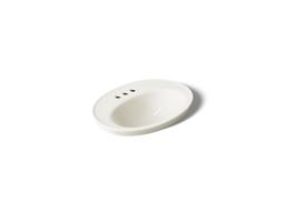 Kohler Serif 22-1/4'' oval drop-in bathroom sink - Biscuit - image 1