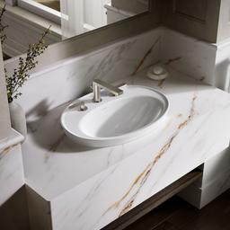 Kohler Serif 22-1/4'' oval drop-in bathroom sink - White - image 2