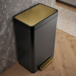 13-gallon stainless steel step trash can - image 7