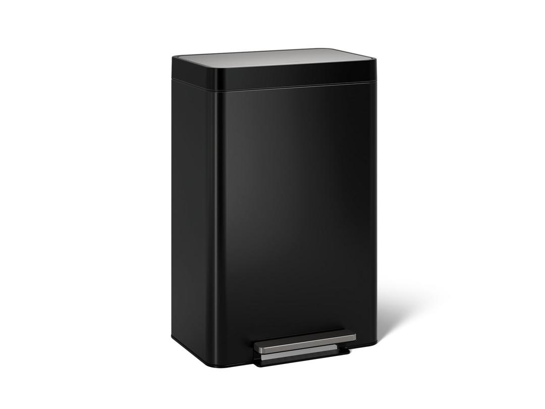 13-gallon stainless steel step trash can by Kohler