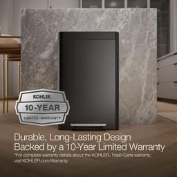 13-gallon stainless steel step trash can - image 12