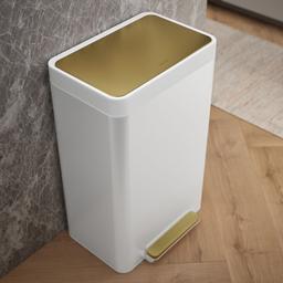 13-gallon stainless steel step trash can - image 7