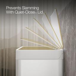 13-gallon stainless steel step trash can - image 6