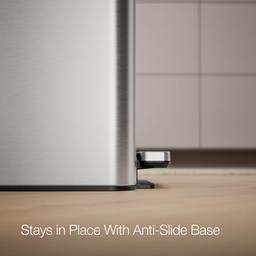 8-gallon loft stainless steel step trash can - image 10