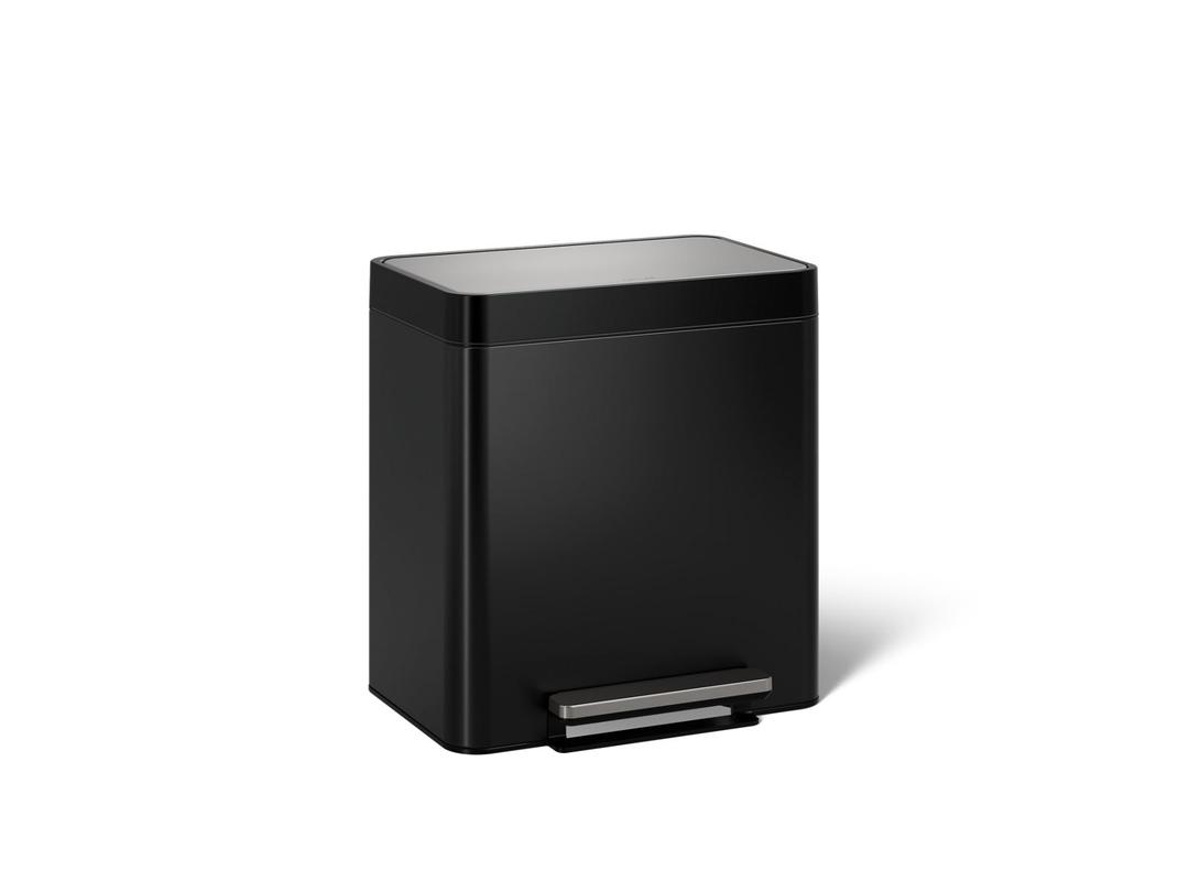 8-gallon stainless steel step trash can by Kohler