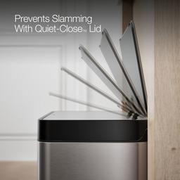 8-gallon stainless steel step trash can - image 6