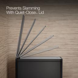 2.5-gallon slim step trash can - image 6