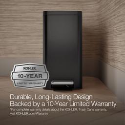 2.5-gallon slim step trash can - image 12