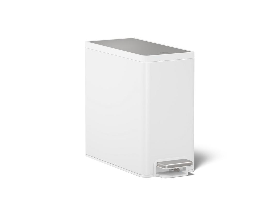 2.5-gallon slim step trash can by Kohler