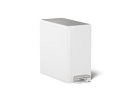 2.5-gallon slim step trash can - image 1