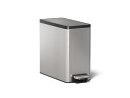 2.5-gallon slim step trash can - image 1