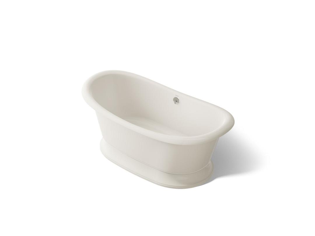 ArtifactsE 66-1/4'' x 32-1/2'' freestanding bath - Biscuit by Kohler