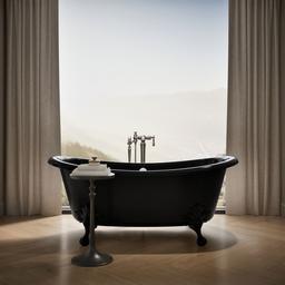 ArtifactsE 66-1/4'' x 32-1/2'' freestanding bath - Black - image 4