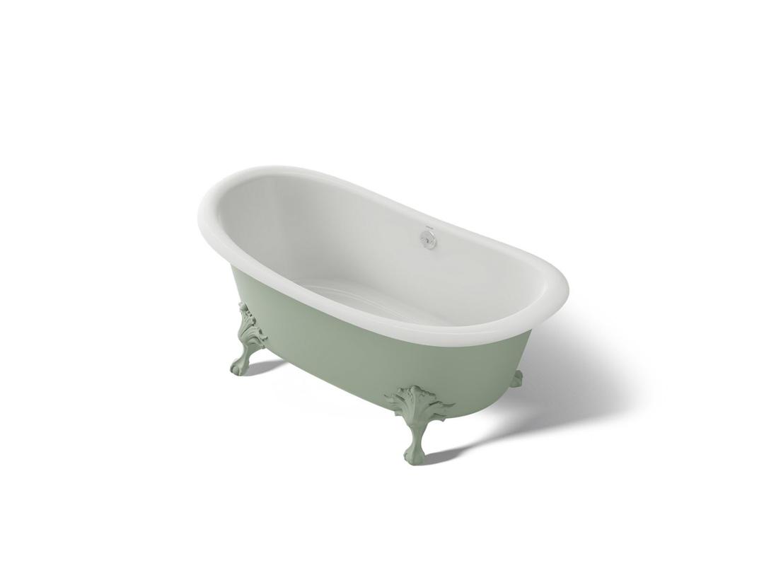 ArtifactsE 66-1/8'' x 32-1/2'' freestanding bath - Aspen Exterior With White Interior by Kohler