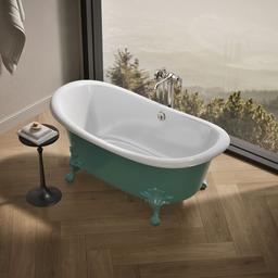 ArtifactsE 66-1/8'' x 32-1/2'' freestanding bath - 150th Spring Green - image 2