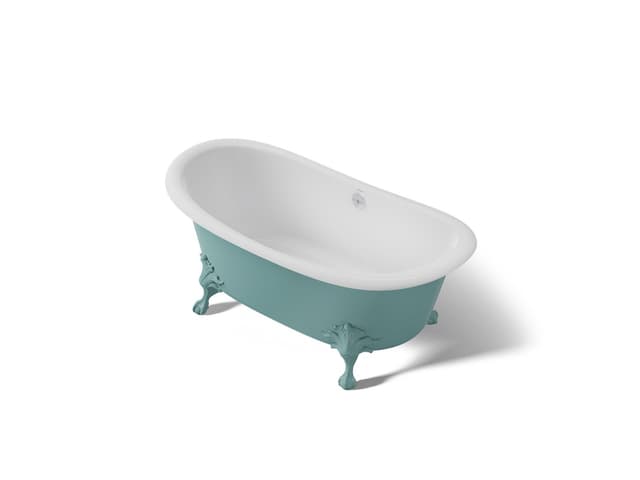 Kohler ArtifactsE 66-1/8'' x 32-1/2'' freestanding bath - 150th Spring Green