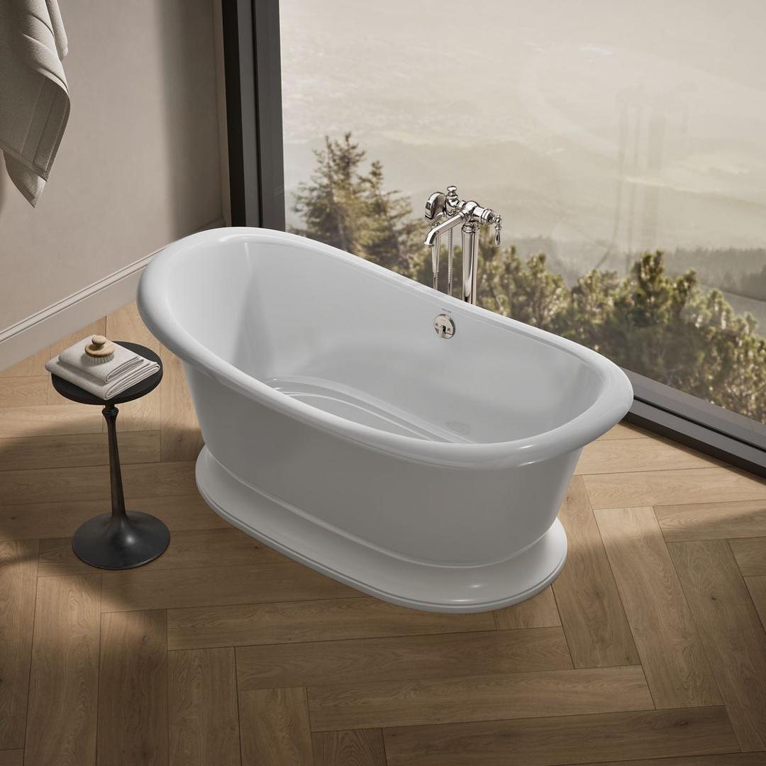 ArtifactsE 66-1/4'' x 32-1/2'' freestanding bath - White by Kohler